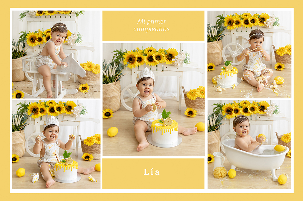 Lee más sobre el artículo Cumpleaños – Smash Cake Carrito Girasoles