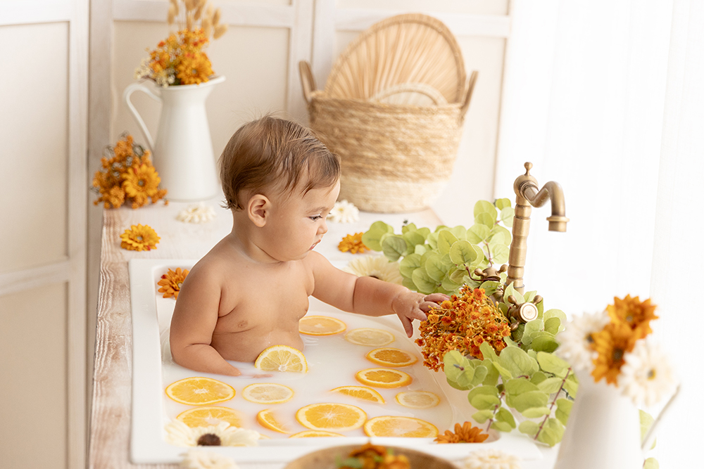 Lee más sobre el artículo Mini Sesión Milk Bath – Diego